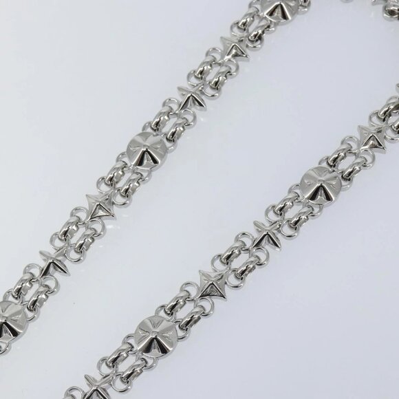 LOUIS VUITTON Chain Shoulder Strap metal 22"" Silver LV Auth 150794 - Picture 4 of 9